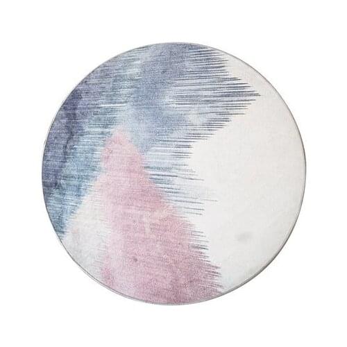 European Decorative Carpet Study Computer Desk Chair Round Mat Living Room Coffee Table Bedroom Bedside Home