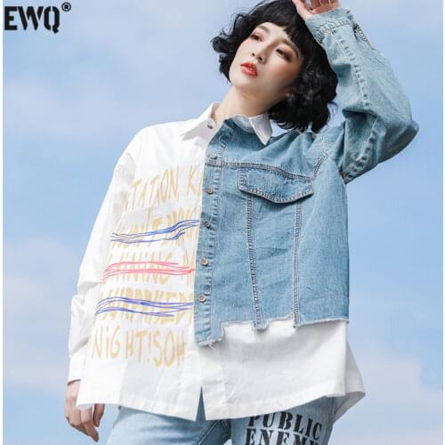 EWQ Blouses With Embroidery