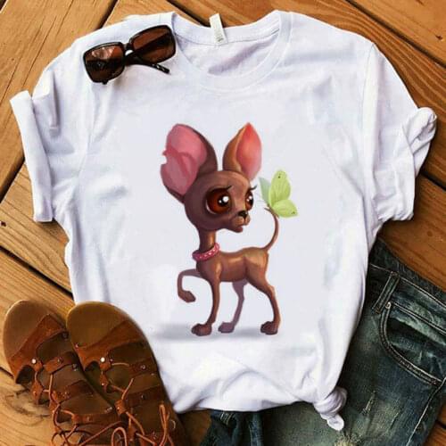 Women T-shirt Theres Advantages to Being Cute T Shirt Women Chihuahua lover print dog design lovely girl t-shirt tee femme