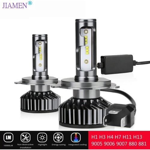 FUXUAN H7 LED H4 Bulbs H1 Led Light Mini LED H11 9005 9006 9012 Fog lights 12000LM 100W 6500K 12V 24V Automobiles Running Lights
