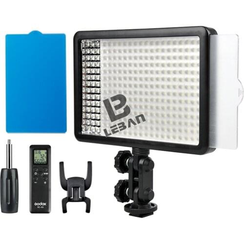 Godox LED 308Y Continuous On Camera Video Light Lighting Panel Light 3300K Portable Dimmable for Camcorder DSLR Camera