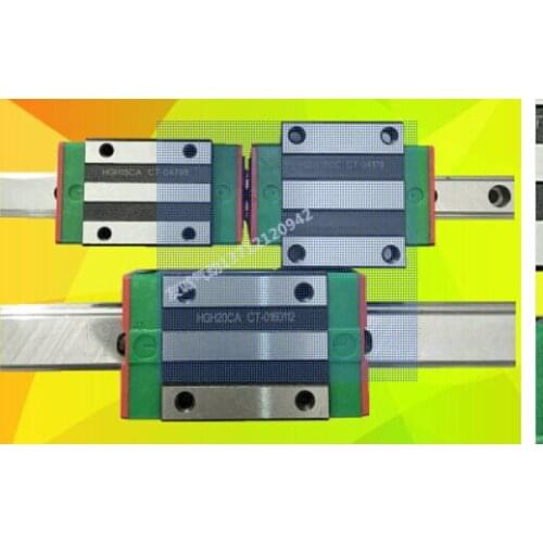 2pcs Taiwan hiwin linear rail HGR30- 600mm with 4pcs HGH30CA carriage