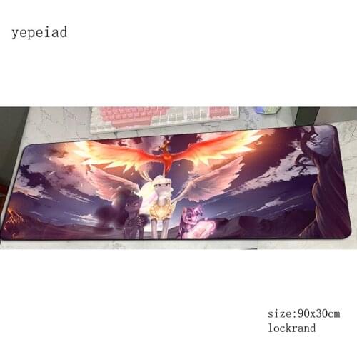 My little pony mouse pad locrkand Computer mat 900x300x3mm gaming mousepad large High-end padmouse keyboard games pc gamer desk