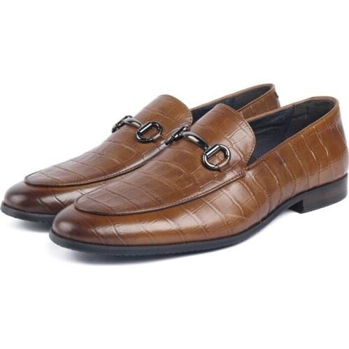 European style mens shoes, business leather shoes, wedding shoes, made of cowhide. Comfortable. Stone pattern