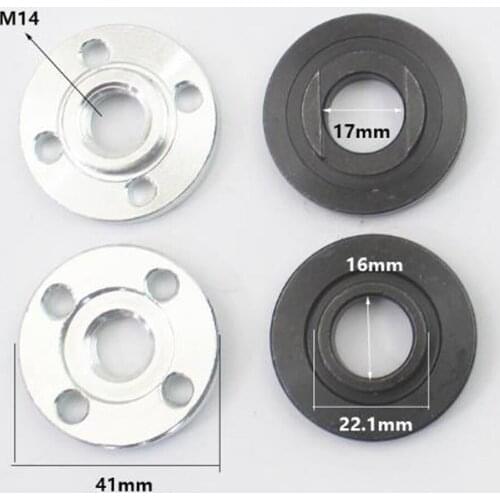 Wrench Kit Flange Lock nut Angle Grinder Spanner Wrench Metal Silver Black Nuts Tool Set for Replacing Discs