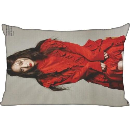Chrystal Soo Jung New Arrival Rectangle Anime Pillowcases Zipper Custom Pillow Cover Wedding Decorative Christmas Gift