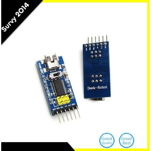 Basic Breakout Board For FTDI FT232RL USB To TTL Serial IC Adapter Converter Module For Arduino 3.3V 5V FT232 Switch