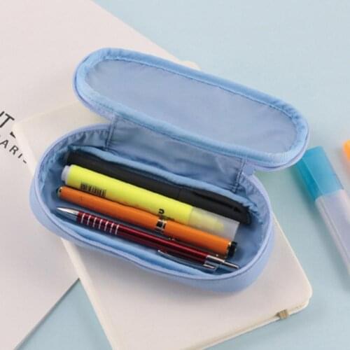 Pencil Case Multifunctional Large Capacity Portable Ethnic Style Zipper Cosmetic Stationery Bag Wide Application for School