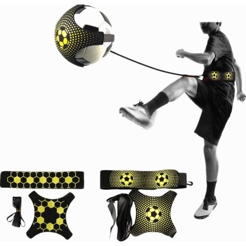 FIRECLUB Football Kick Trainer Adjustable Elastic Soccer Ball Training Belt Football Juggling Practice Equipment