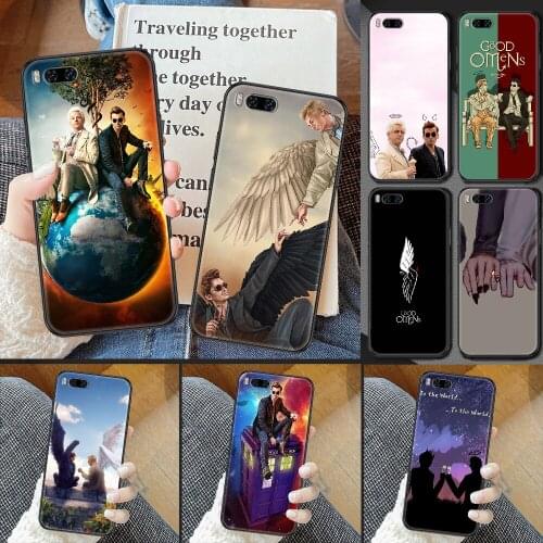 Good omens Phone case For Xiaomi Mi Max Note 3 A2 A3 8 9 9T 10 Lite Pro Ultra black 3D cover silicone shell soft waterproof