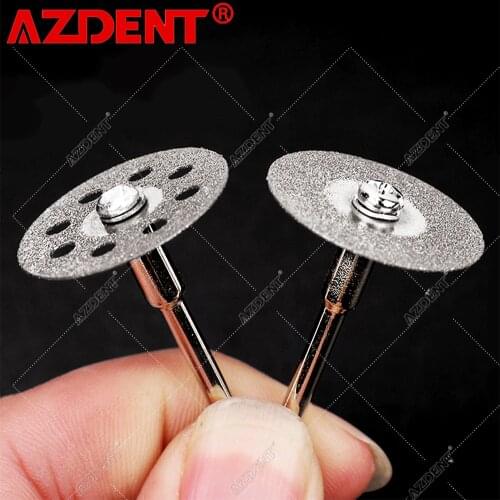 Dental Lab Diamond Disc Cutting Double Side Disk Tool For Polisher Machine Dental polishing head