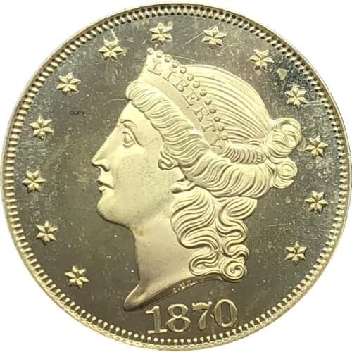 US With Motto Double Eagle 1870 CC 1871 CC 1872 CC 1873 CC 1874 CC 1875 CC 1876 CC 1877 CC 1878 CC 1879 CC Twenty Dollars Coin