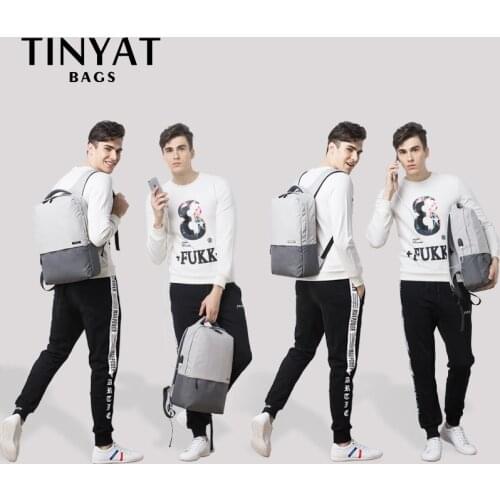 Мужские модные сумки TINYAT China At AliExpress