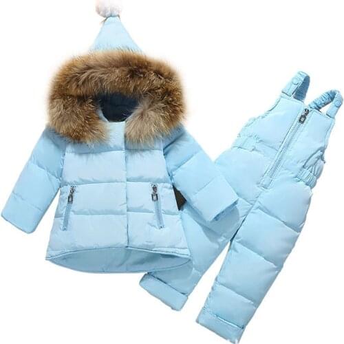High Quality Winter Children Clothing Sets Of Girls Warm Parka Down Coat Jacket For Baby Girl Clothes Coat Children Snow Suit