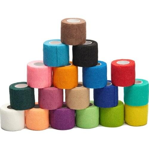 1/2Pcs Bandage Tattoo Self Adhesive Elastic Bandage Disposable Bandage Tape Tattoo Sport Wrap Tape Permanent Make Up Accessories