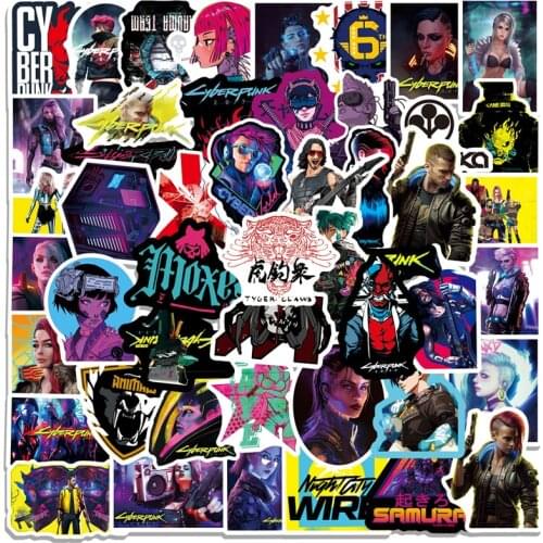 10/30/50 pcs Game Doodle Stickers Cartoon Waterproof Laptop Skateboard Carphone Sticker Computer Motorcycle Custom Sticker