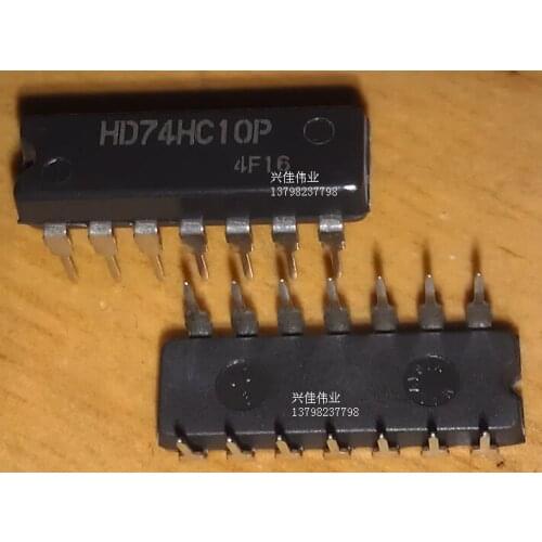 10PCS New original authentic HD74LS10P 74LS10 DIP-14