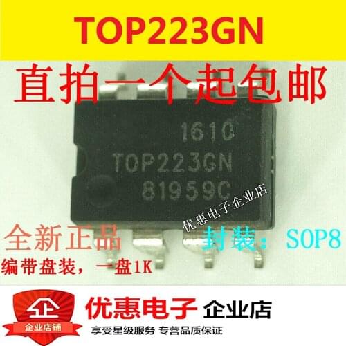 10PCS TOP223GN source management chip TOP223G patch SOP8 new original
