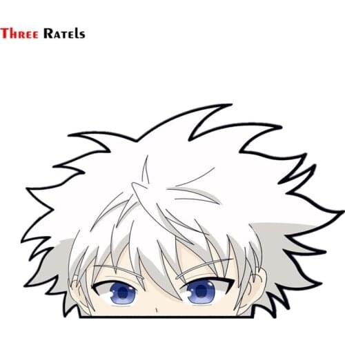 Three Ratels FC429-B killua hunter peeker cartoon 3D Stickers for car anime notebook decal