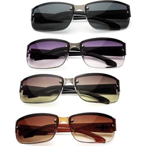 4 Colors Sports Outdoor Travel Metal Windproof Bright Eyewear Polarized Sunglasses Square Glasses