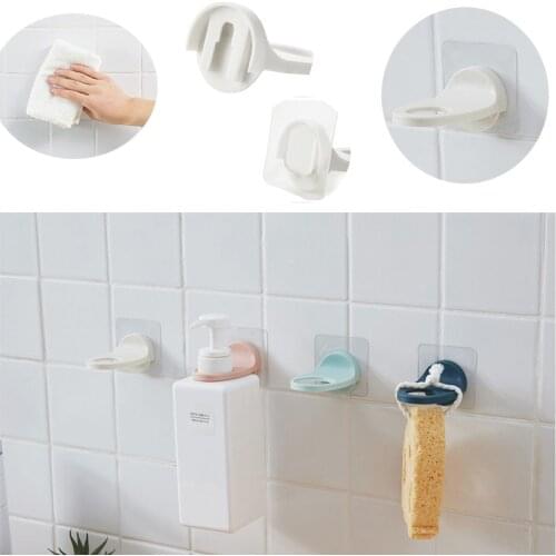 Bathroom Accessories Wall Hung Bathroom Shampoo Storage Rack Home Moistureproof Facial Cleanser Shower Gel Shelf