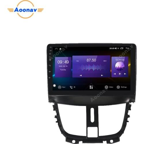Android 10 Octa- core (Eight-core) 6G RAM 128G CAR Radio For PEUGEOT 207/207CC 2007-2014 audio car system car audio gps