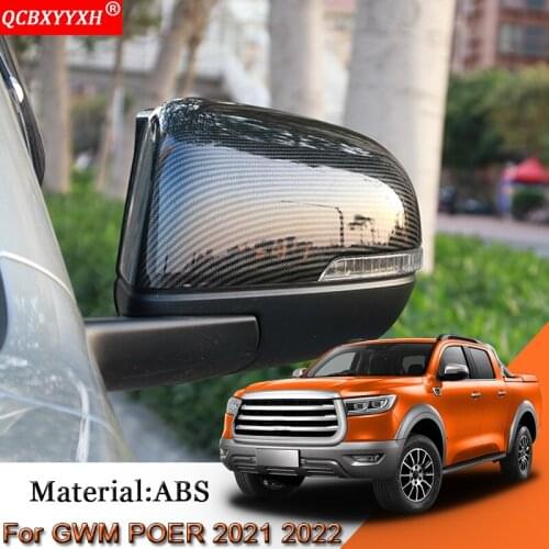 Car Styling Car External Rearview Mirror Cover Sequins Auto Stickers Automobiles Accessories For Great Wall GWM POER 2021 2022