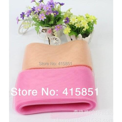 Free Shipping 16cmSoft Polyester Netting Plain Veiling Crin Braid For Flexible Sinamay Millinery Hat Trim 90yard/lot