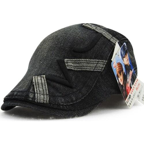 Brand Men Women Denim Visors Fashion Embroidery High Qualtiy 100% Cotton Adjustable Casual Visot Men DSQ Cap Berets