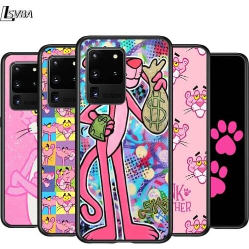 Pink Panther for Samsung Note 20 S20 FE Lite Ultra Plus A91 A71 A51 A41 A31 A21 A21S A11 A12 A42 A01 Phone Case