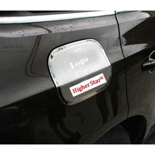 Stainless steel car fuel tank decorative covers,2pcs exhaust pipe Tail Pipe Muffler Decorative tail for Q5 2010-2016