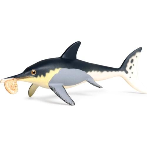 Ichthyosaurs Animal Figure Collectible Toys Sea Animal Cognition Action Figures Kids Plastic Cement Toys