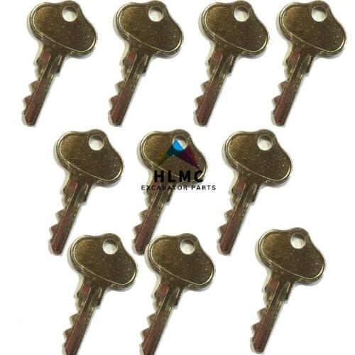 2PCS Excavator Heavy Equipment key 6512809 Ignition Key for Bobcat