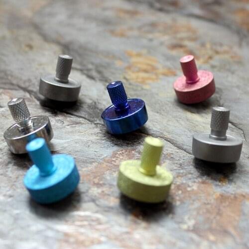 Titanium Alloy Mini Gyro Outdoor Office Toy EDC Titanium Top Gyro Adult Decompression Creative Metal Toy