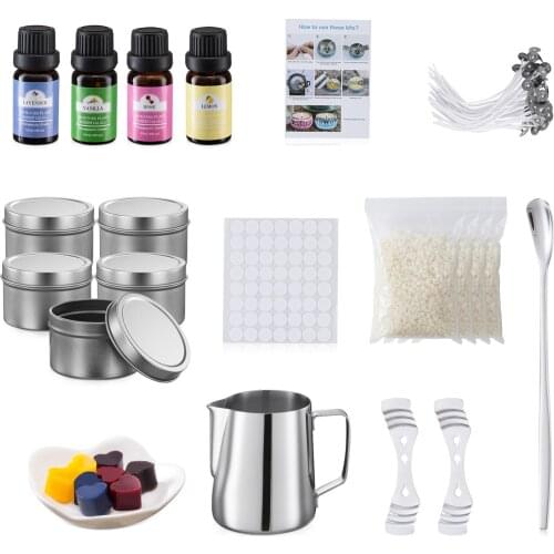 Aromatherapy Candle Making Kit Supplies Complete Candle Maker Kit Beeswax For Family Beginner Birthday Christmas Wedding