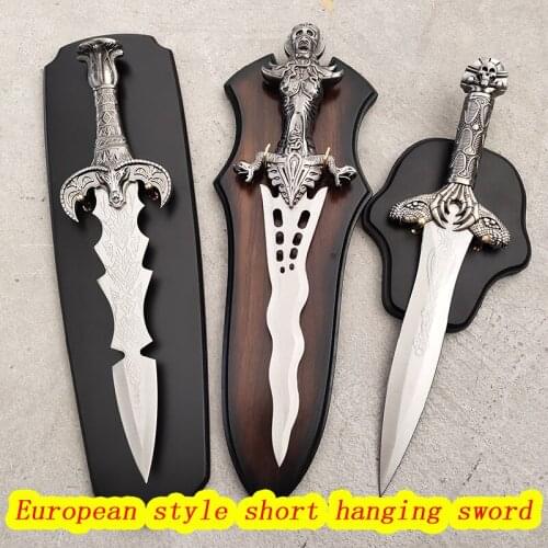 European style wall-mounted sword home wall-mounted sword short wall-mounted western sword town house