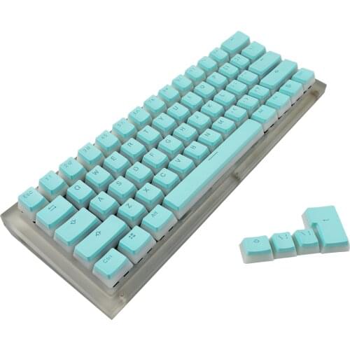 OEM Profile ANSI ISO 112 Key Shine Through Double Shot PBT Pudding Keycaps For Mechanical Keyboard Keychron GK61 GK61X 61 87 104