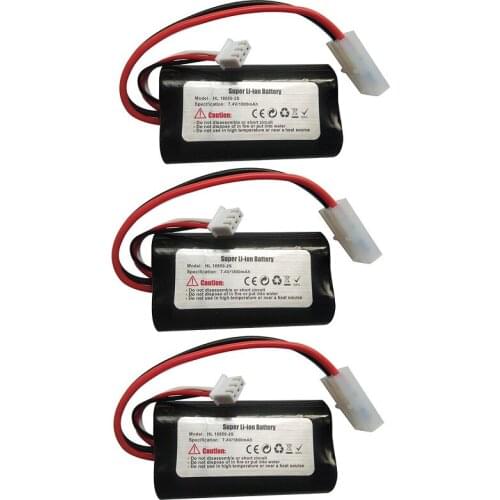 Original 7.4v 1800mah li-ion battery 18650/charger for henglong 3818 3819 3838 3839 3899 3888 3909 3918 3938 1/16 RC tank HJ806