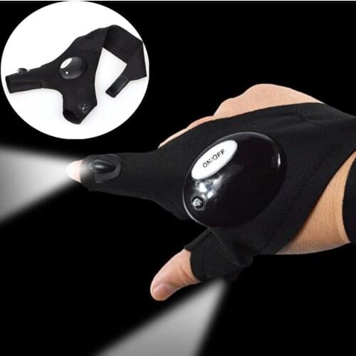 Fingerless Glove LED Flashlight Multipurpose for Fiat Panda Bravo Punto Linea Croma 500 595