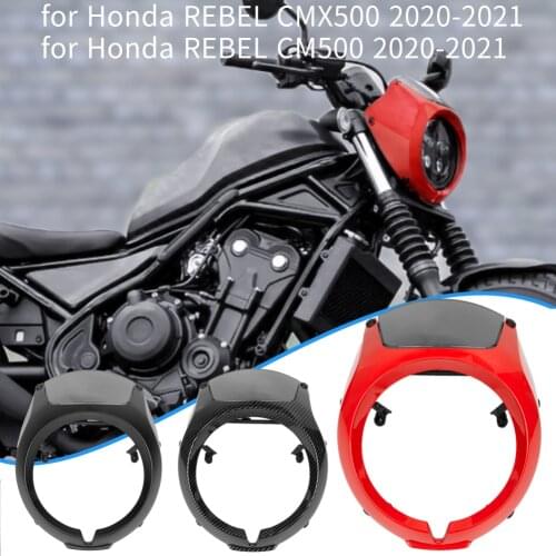 For Honda REBEL CM500 CMX500 CMX 300 2020 2021 Front Headlight Cover Cafe Racer Retro Fairing WindScreen Motorcycle Accessories