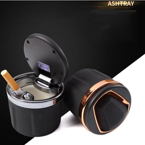 Suitable For BMW 5 Series Car Ashtray Lid Creative Supplies Universal Ash Tray With LED Light