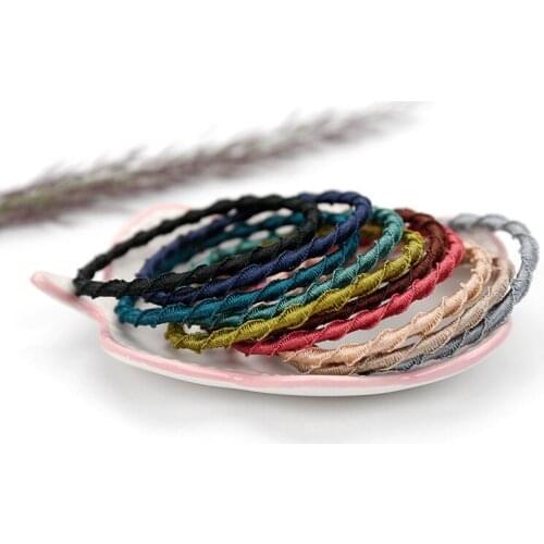 2020The New Hair Bands The Girl Tied Her Hair With Ponytail Elastic Rope