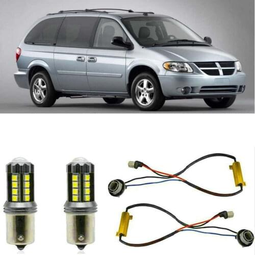 Fog lamps for DODGE caravan RG 2000.2 - 2007.12 Stop lamp Reverse Back up bulb Front Rear Turn Signal error free 2pc