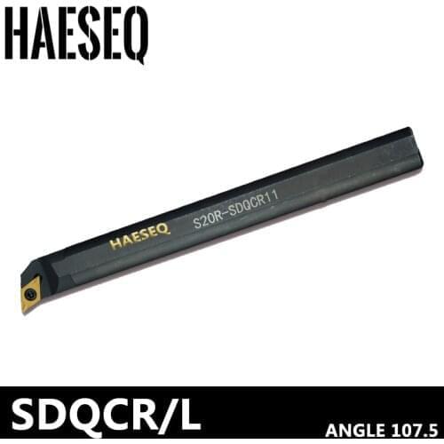 Lathe Boring Bar S16Q S20R S25S S32T-SDQCR11 Turning Tool Holder+DCMT11T304 Insert Blades for Lathe Turning Machine