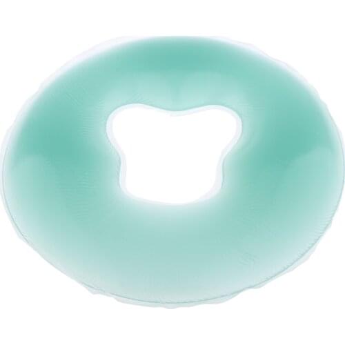 Silicone Relax SPA Care Head Shaping Cushion Round Green