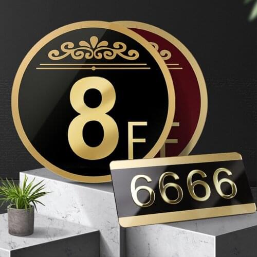 Exterior House Numbers Compartment Plate House Address Plaques Mailbox Personalized for Home Hotel Office Garden Wall Signs