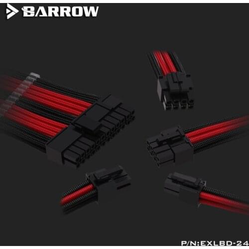 Male to Female Power Extension Cables use for 24Pin Motherboard /8Pin CPU /8Pin GPU /18AWG Transfer Cable / Length 30cm