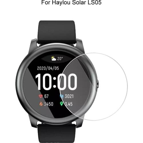 For Haylou Solar LS05 Smart Watch Screen Protector Protective Tempered Glass Film Explosion-proof