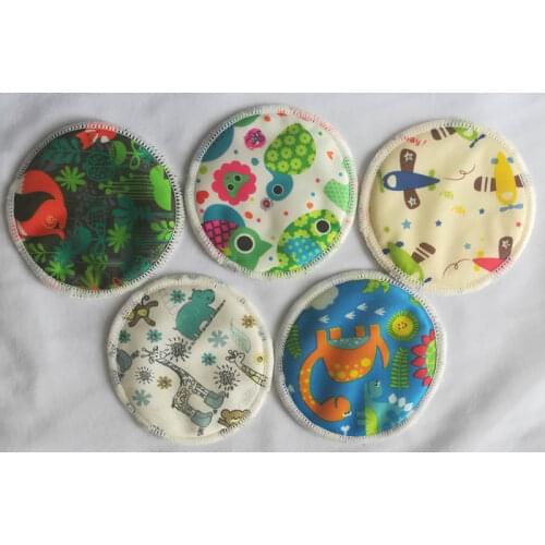 2019 Hot Sale Bamboo Charcoal Nursing Pads Breastfeeding Reusable Washable Waterproof super soft by Naughtybaby 20 pairs/lots