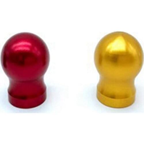 2X Folding Bike Parts Catch Ball For Brompton Fold Bike Handlebar Aceoffix Headpost Catch Ball Red & Golden